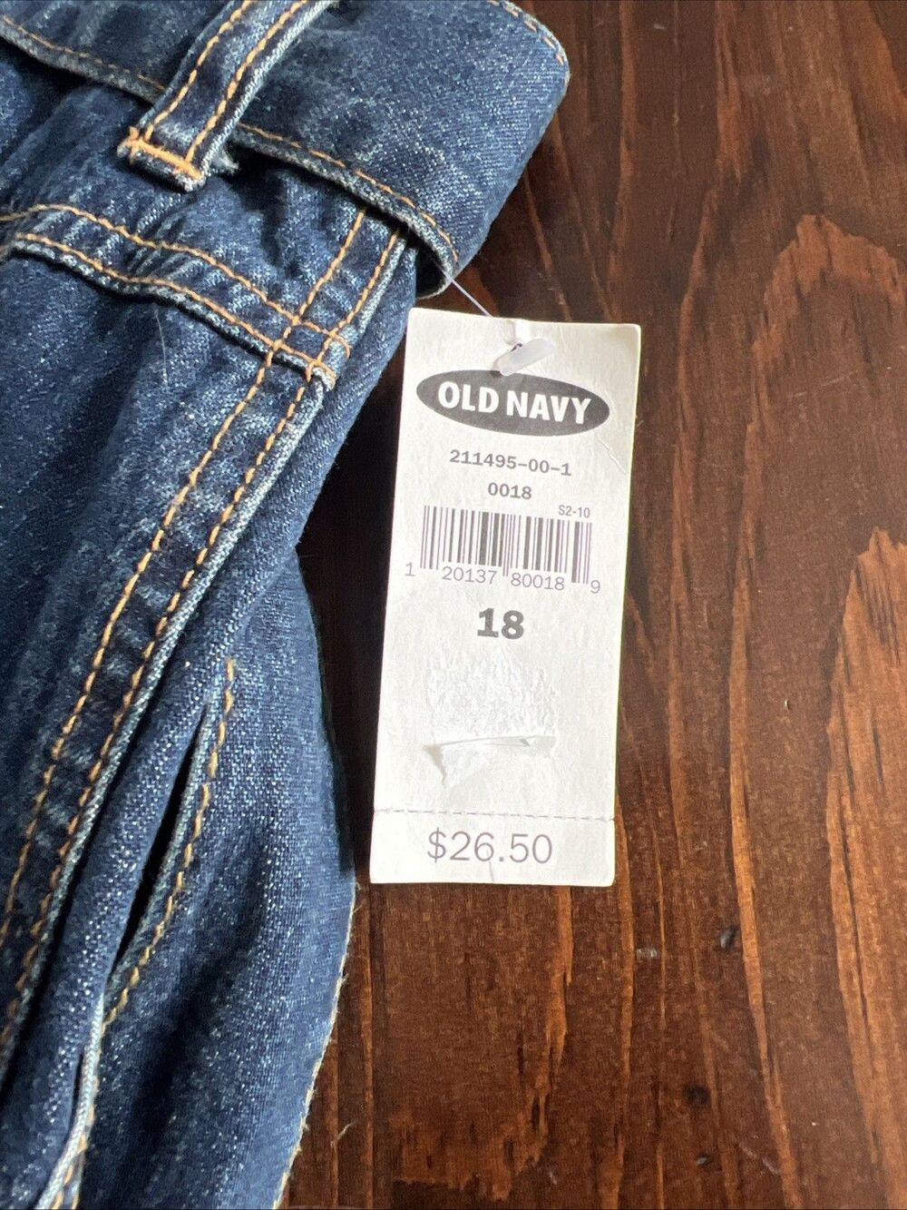 Old Navy Women's 18 Button Down Denim Jean Medium Wash Maxi Skirt NWT 2003 Y2K - Picture 7 of 10